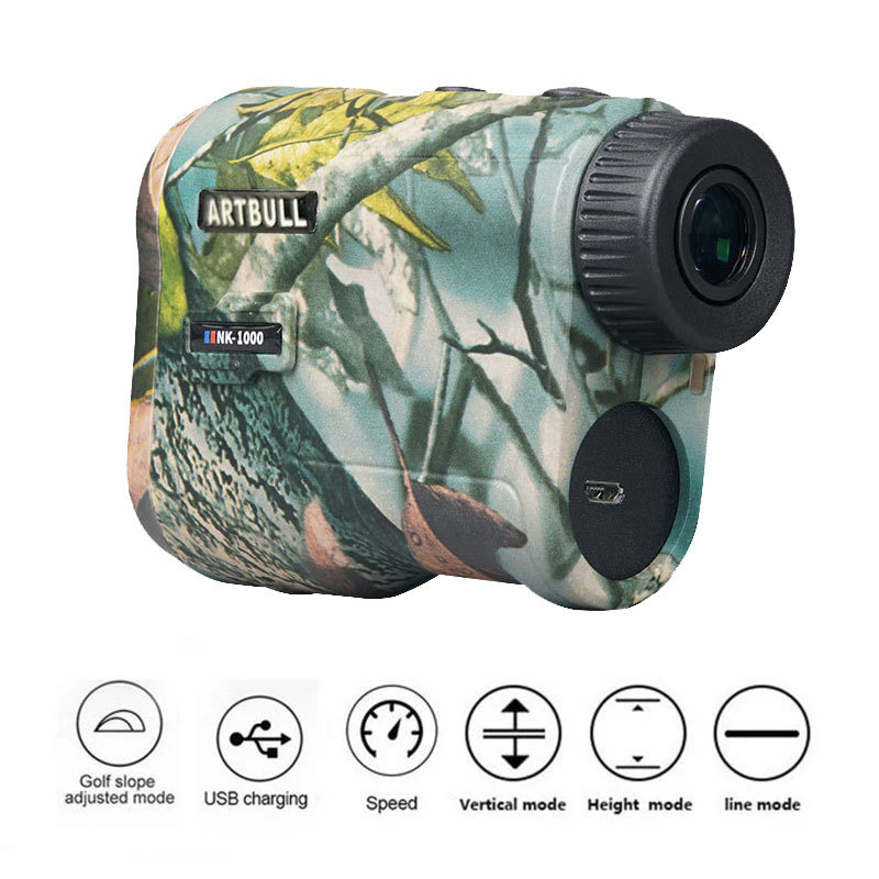 Artbull Cross-Border Nk-1000 Camouflage Golf Rangefinder Hunting Version Rechargeable Telescope Ranging 1000m