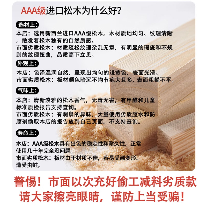 All Solid Wood Bookshelf Storage Rack Floor-Standing Wall Combination Pair Cabinet Living Room Pine Storage Storage Low Household Bookcase