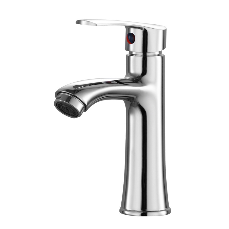 Basin Single Hole Faucet Wash Basin Hot and Cold Faucet Switch Single Cold Household Bathroom Cabinet Faucet Wholesale