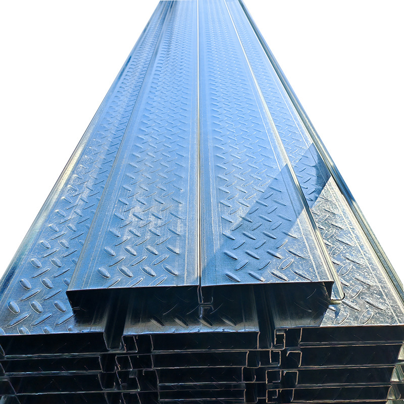 Cement-Free Galvanized Floor Bearing Plate Steel Structure Floor Bearing Plate Concrete Corrugated Steel Plate Cement-Free Roof Load-Bearing