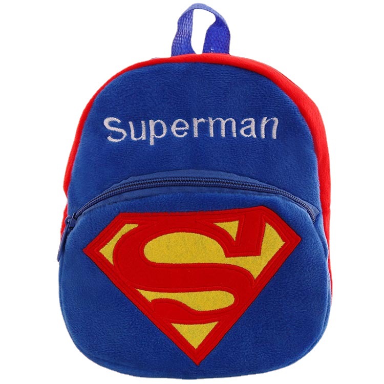 Children's Bags Cartoon Cute Plush Backpack Kindergarten School Bag 2024 New Baby Training Early Education Bag Wholesale