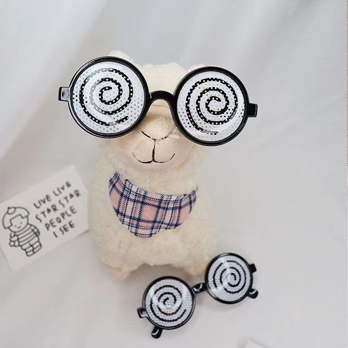 Creative Selfie Funny Glasses Dazzling Rotating Eyeball Glasses Birthday Party Photo Props