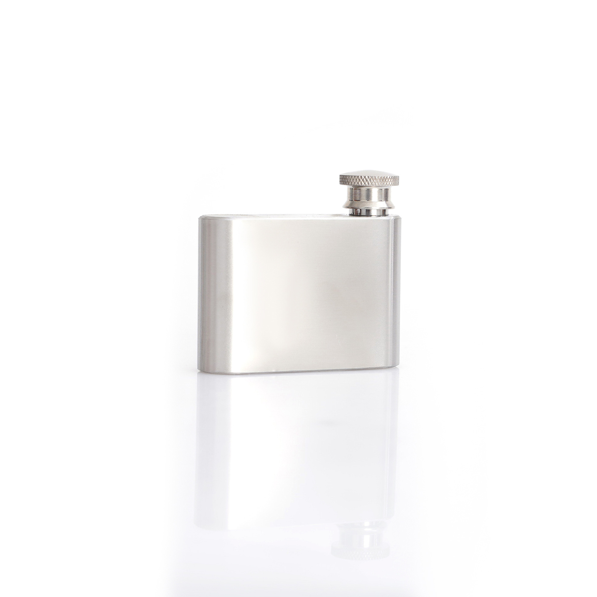 Amazon 1-10 oz stainless steel hip flask portable portable outdoor spray paint natural color wine white wine bottle