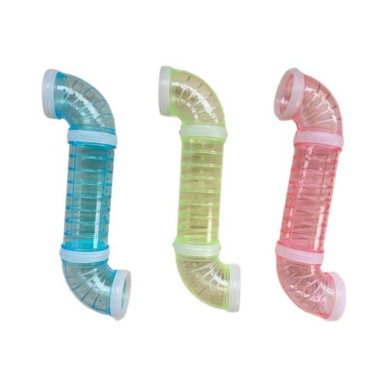 Hamster Pipe Golden Bear Tunnel External Transparent Channel Connecting Pipe Water Pipe Crawling Pipe Track Escape Maze
