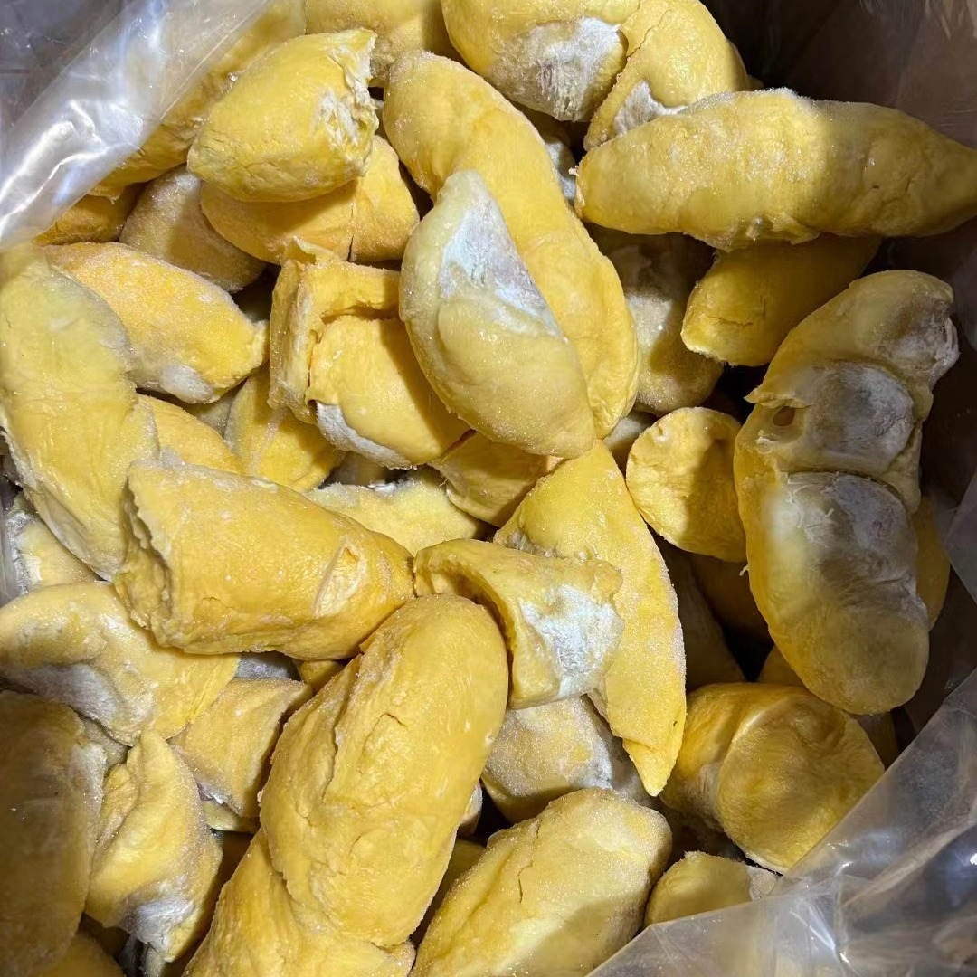 Factory Direct Sales of Frozen Dried Yao Durian Meat, Dried Yao Durian Frozen Meat, Suitable for Buffet Special Supply, Whole Box Wholesale