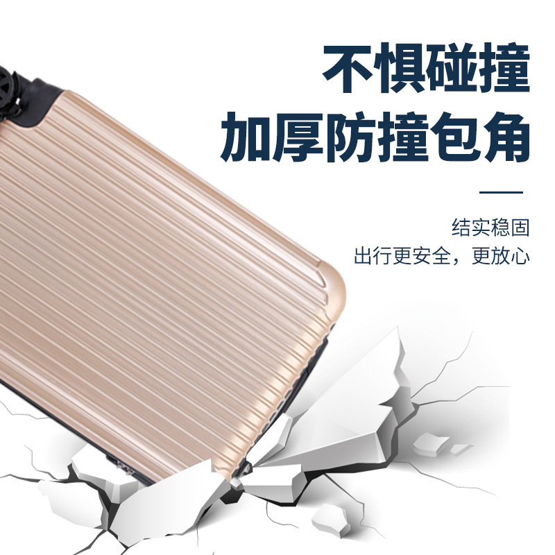 20inch Password Trolley Case Adult Wholesale Printed Logo Men's and Women's Suitcase Universal Wheel Student Suitcase Boarding