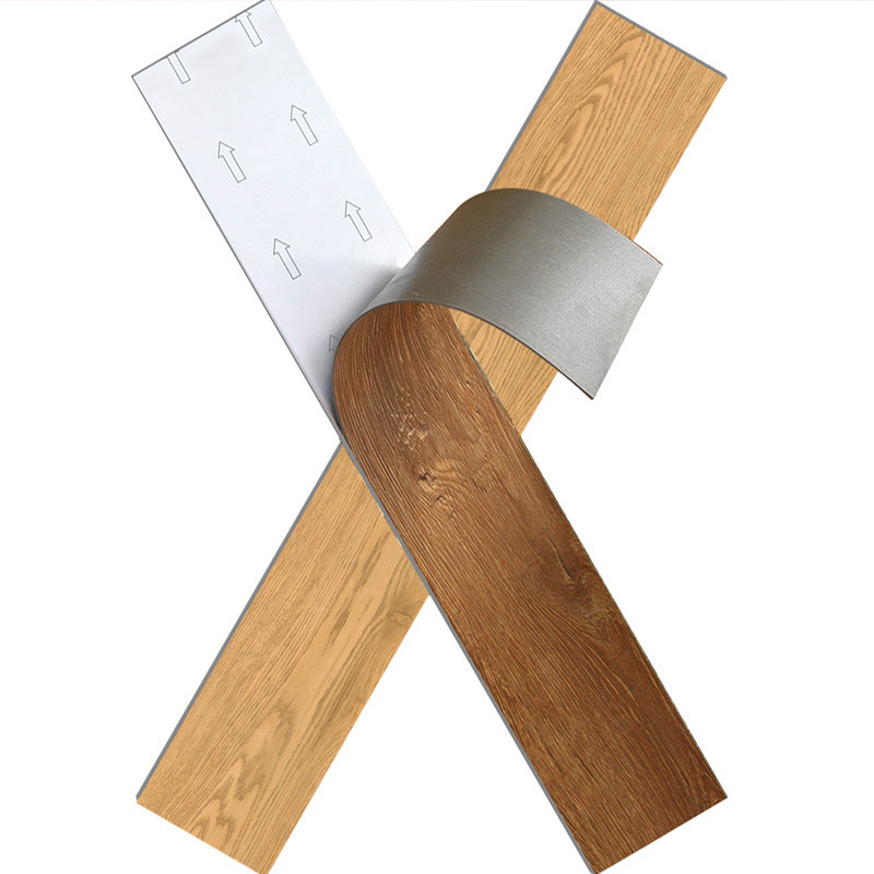 Wood Grain Floor Stickers Pvc Self-Adhesive Floor Non-Slip Floor Leather Household Ins Popular Splicing Floor Glue-Free Floor Stickers
