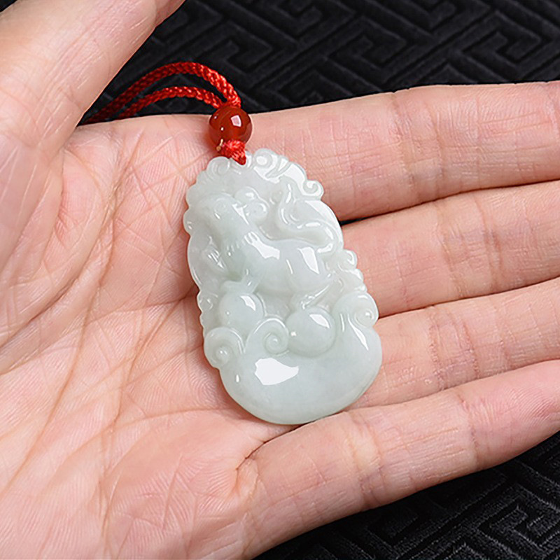 Myanmar a natural jade jade pendant 12 zodiac pendant 12 zodiac pig pendant Jade direct wholesale