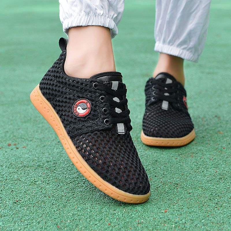 Lingwu Beef Tendon Bottom Tai Chi Sports Shoes Tai Chi Shoes Summer Breathable Martial Arts Practice Shoes Summer Mesh Tai Chi Shoes