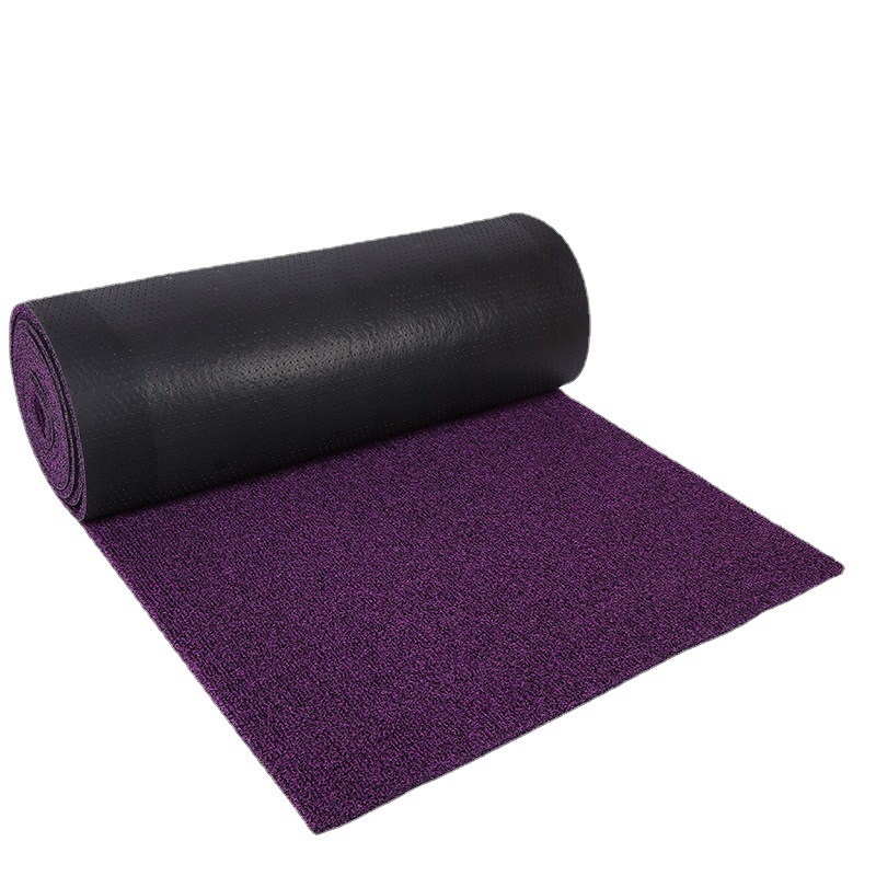 1.2*9m car mat large roll coil 18mm thick PVC anti-skid nail bottom hot melt encrypted silk ring mat wholesale