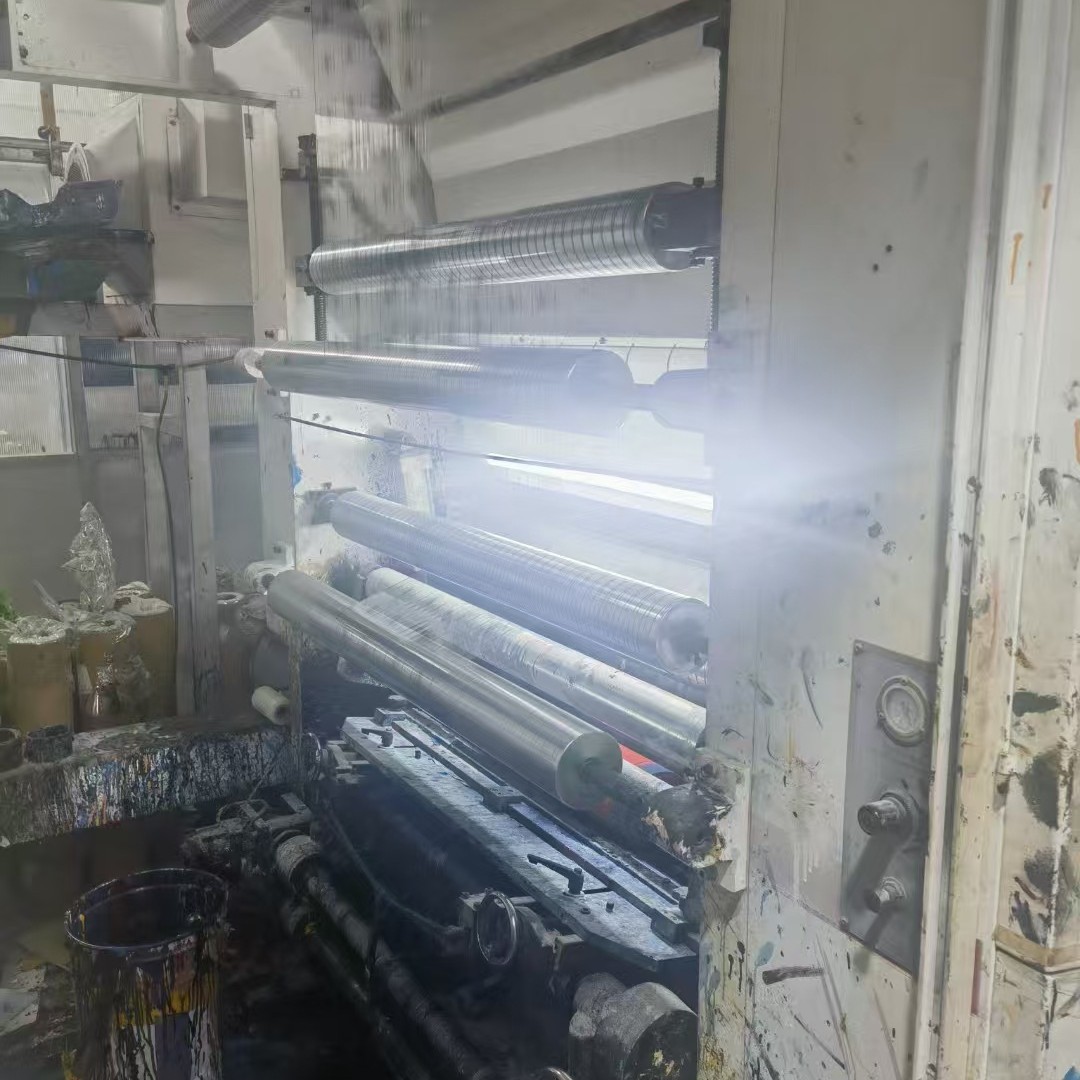 Used Gravure Fully Automatic Computer Color Printing Machine Three-Motor Static Screen Reverse Printing Frame Plastic Film Printing