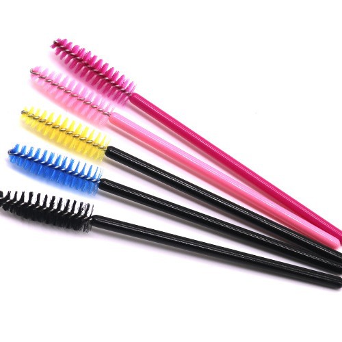 Одноразовые накладные ресницы, одноцветная щетка для ресниц, спиральная щетка для макияжа ресниц, оптовая продажа