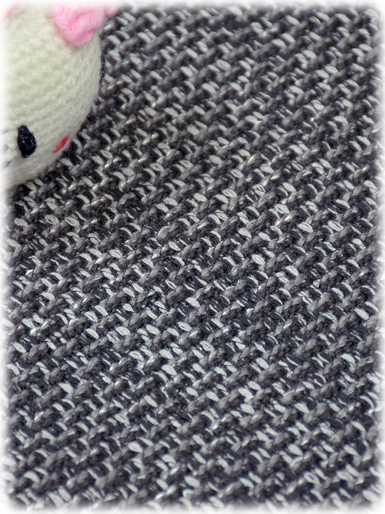 Burlap Yarn-Dyed Jacquard Fabric Thick and Wear-Resistant Luggage Sofa Cover Pillow Fabric Pure Color Pastoral Polyester-Cotton Blended Fabric