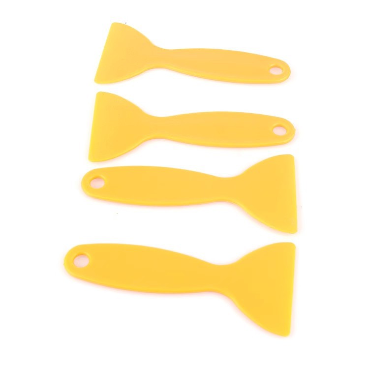 Plastic Scraper for Removing Frost, Ice, and Adhesive from Glass, Cleaning Scraper for Car Windows and Interior Modification