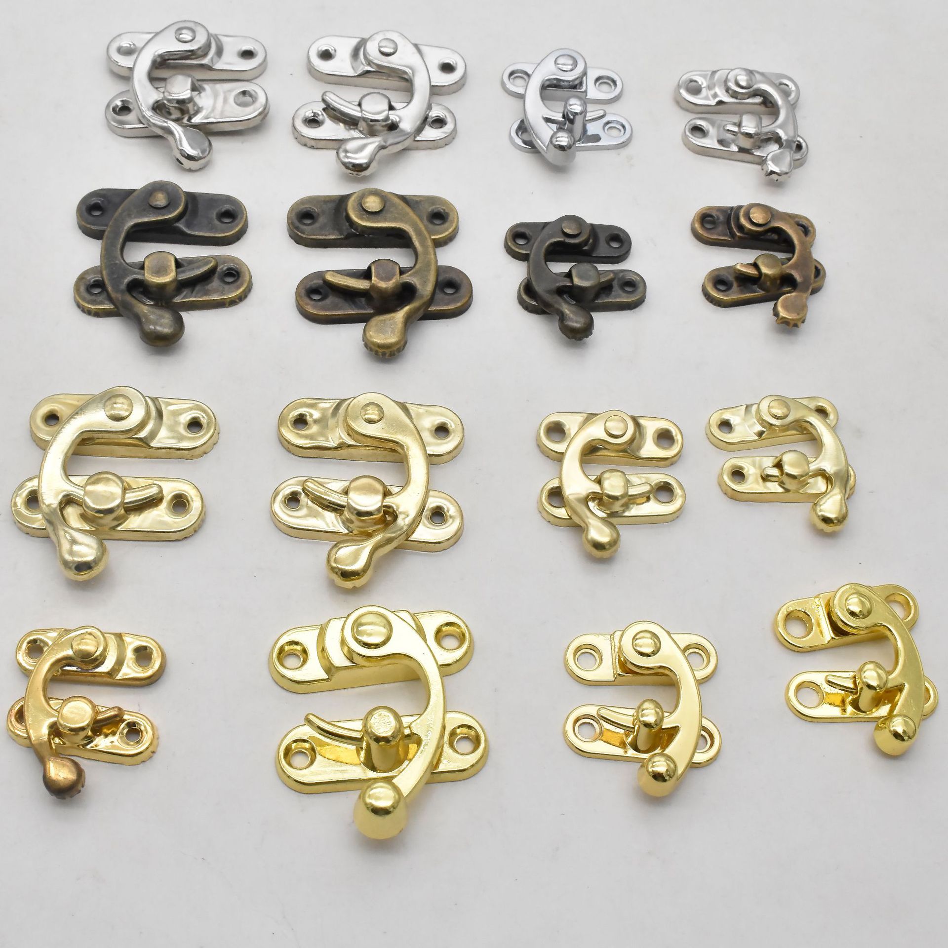 Антикварный замок для ящиков, крючок для вина, застежка для подарочной коробки, скрытый замок для ящиков, новый китайский стиль