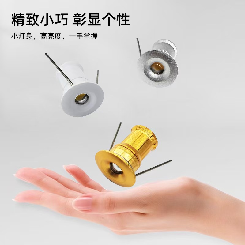 Factory Direct Sales Dimmable Micro Led Spotlight 12V15Mm1W Starry Sky Background Wall Ceiling Light