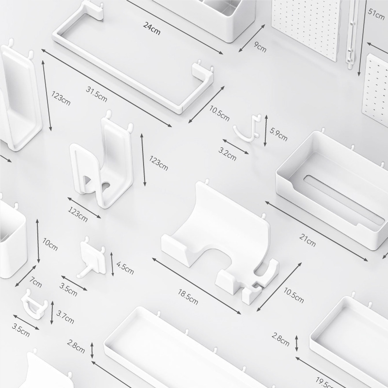 Аксессуары для перфорированной панели, настенная вешалка для кухни, без сверления, маленький крючок, настенный стеллаж для рабочего стола