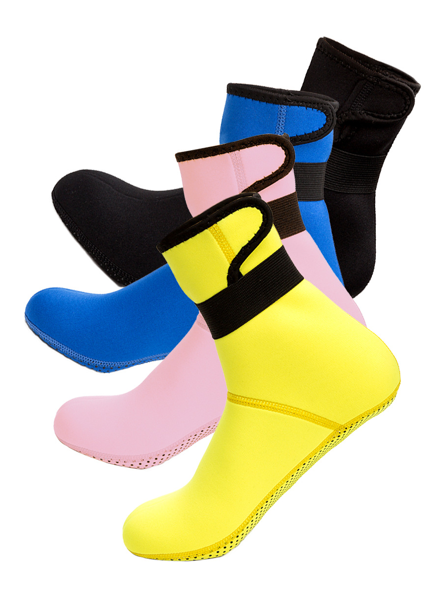 Warm Diving Socks for Adults, Long Tube Ankle Protection, Non-Slip Swimming Gear, Foot Protection, Snorkeling, Waterproof Surfing, River Tracing Shoes