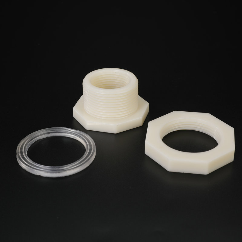 ABS water tank connector plastic 1-inch fish tank water pipe connector water tower interface in stock supply 1-inch ABS water tank connector