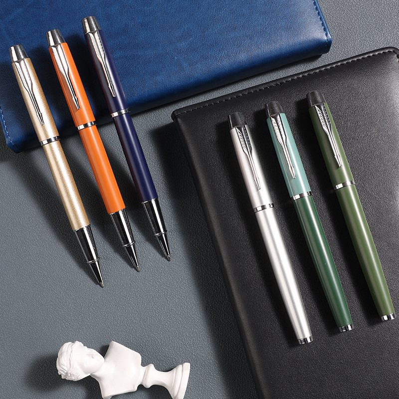 Business metal orb signature pen notebook matching pen company gift activity exhibition gift gel pen