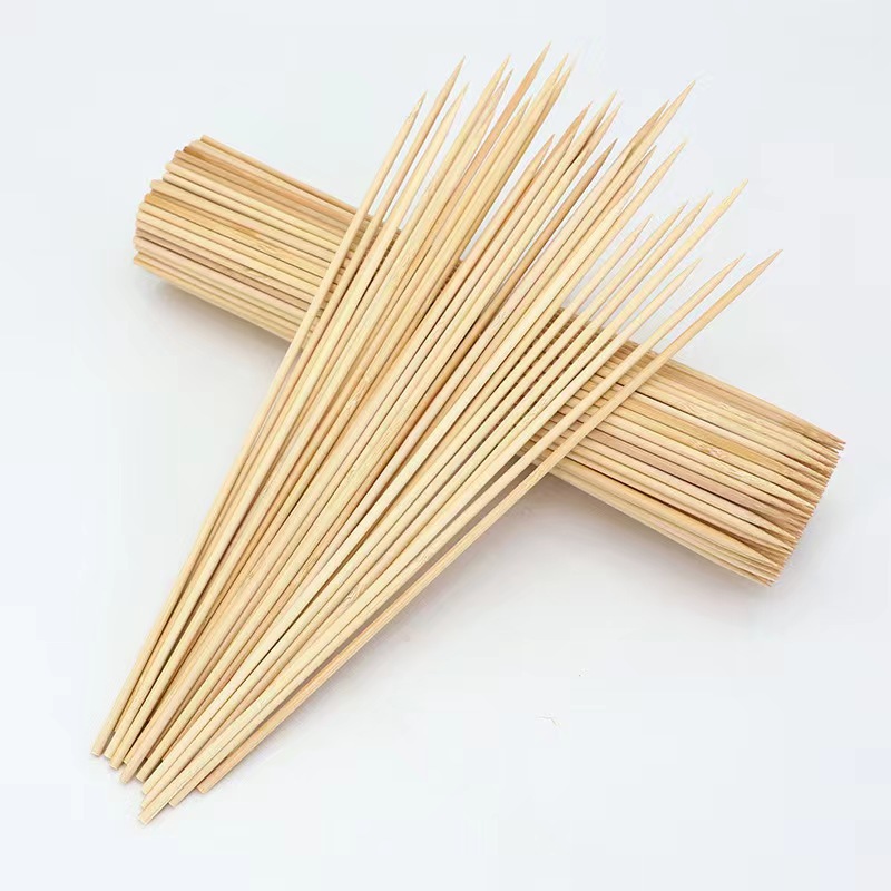 Disposable Zibo barbecue stick household barbecue stick sausage bamboo stick commercial fried string bamboo stick string fruit stick