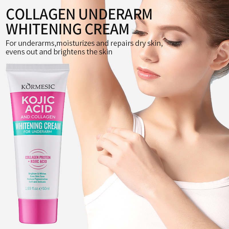 Kormesic Full English Armpit Cream Collagen Underarm Cream Cross-Border Export Factory Direct Sales