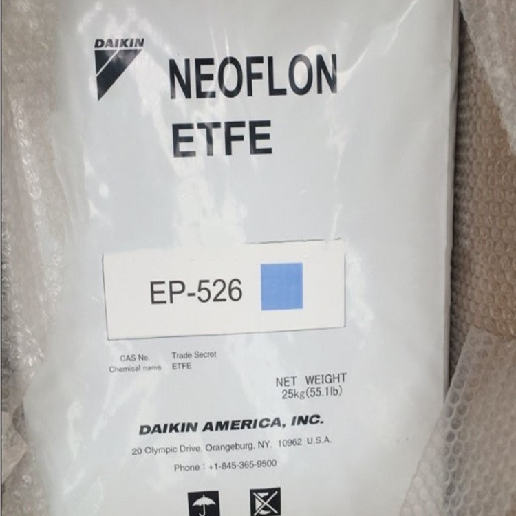 Etfe Japan Daikin Ep-526 Wire Sheath Film Pipe Fittings Extrusion Grade Chemical Resistance Good Toughness