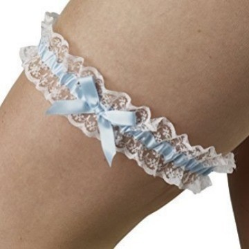 Haimeng New Cross-border Japanese Style Same Color Ribbon Bow Lace Lace Thigh Ring Bracelet Bridal Wedding Dress Leg Set