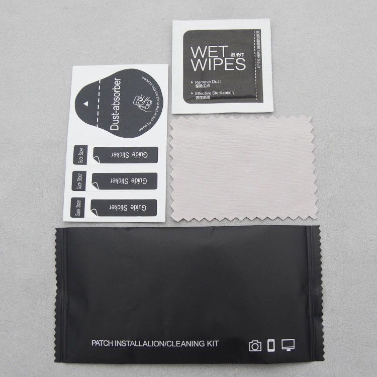 Mobile Phone Film Tool Kit Tempered Film Application Tool Alcohol Bag Suede Film Auxiliary Tool Kit