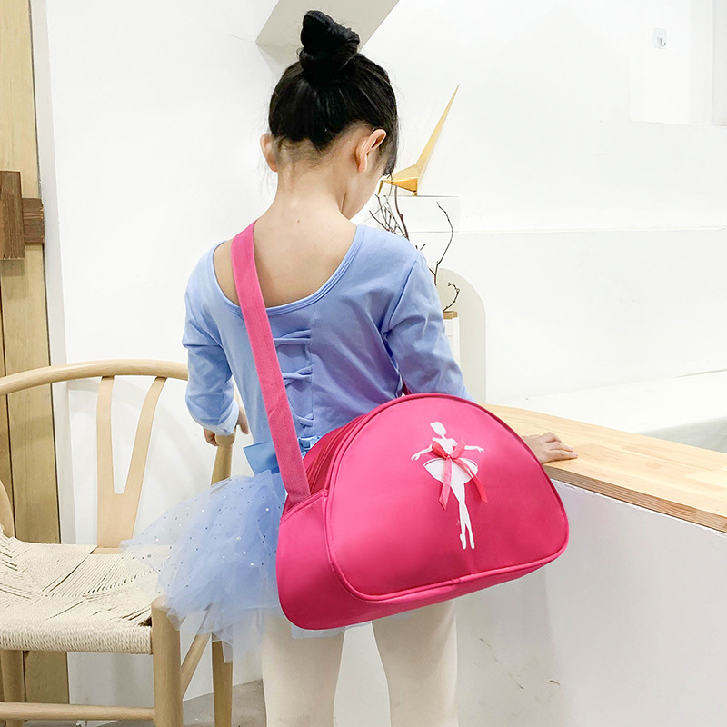 Children's Dance Bag New Children's Shoulder Dance Backpack Latin Ballet Bag Girls Princess Dance Bag Printing