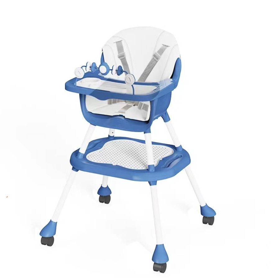 Cross-border baby multi-functional dining chair growing chair children's drawing board building block table study table baby low chair dining plate