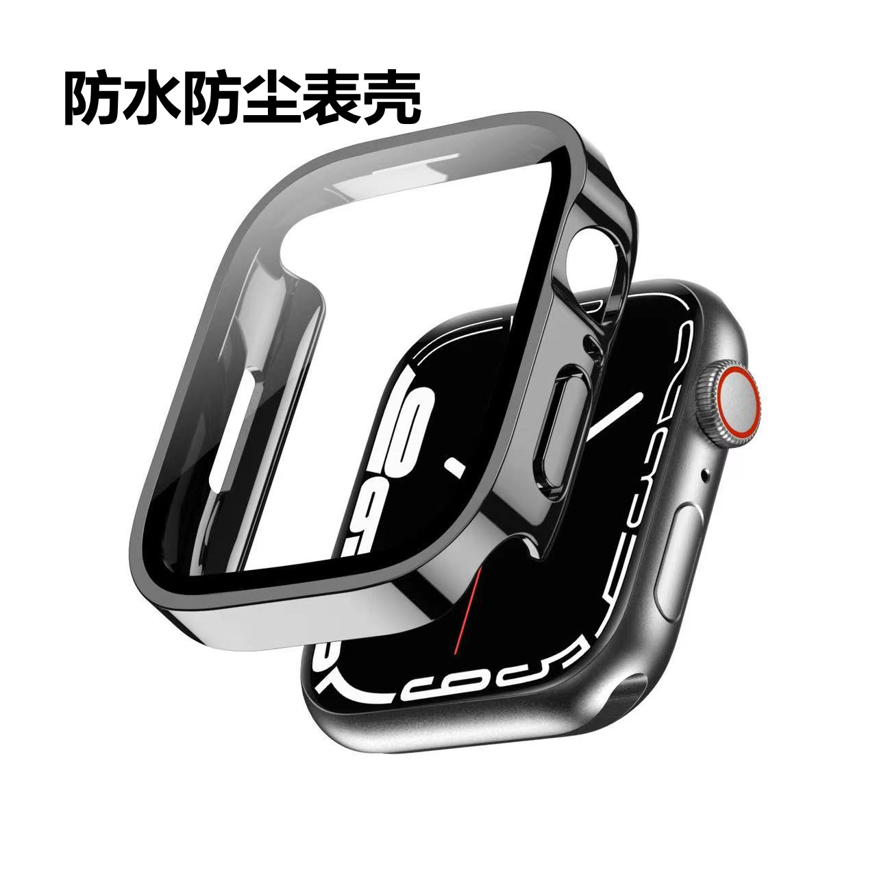 Подходит для водонепроницаемого чехла Apple iwatch10 46mm, электроплакированный интегрированный защитный чехол