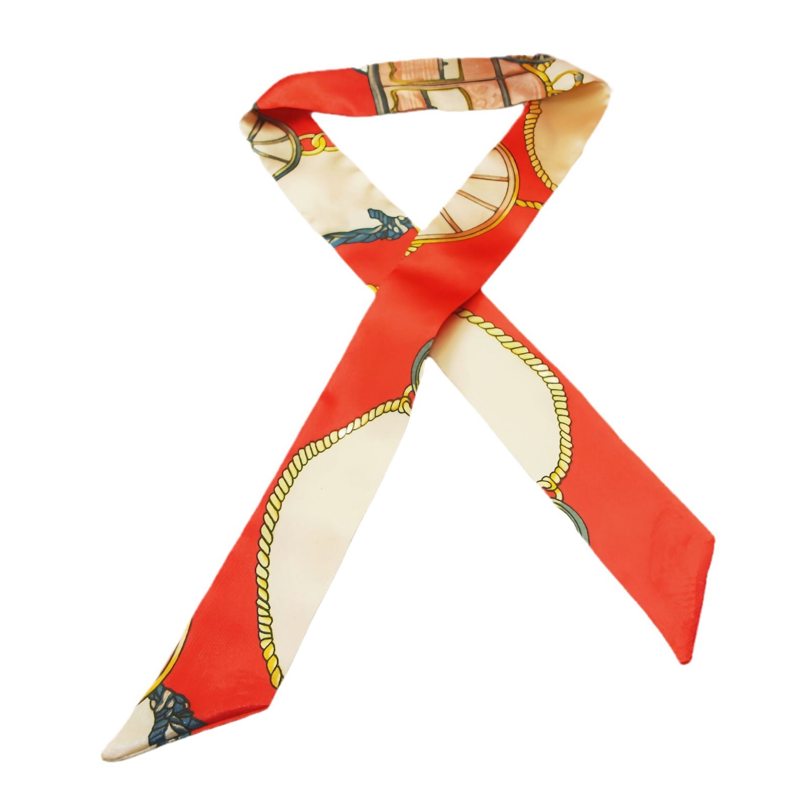 Long Scarf Gift Box Packaging with Bag Decoration Accessories Fashion Women's Daily Travel Wear Necessary Imitation Silk