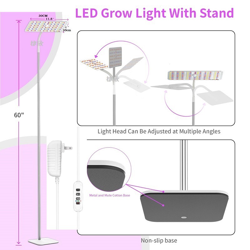 Led Plant Lamp Growth Fill Light Full Spectrum Red and Blue Succulent Green Plant Flower Seedling Indoor Greenhouse Planting Factory