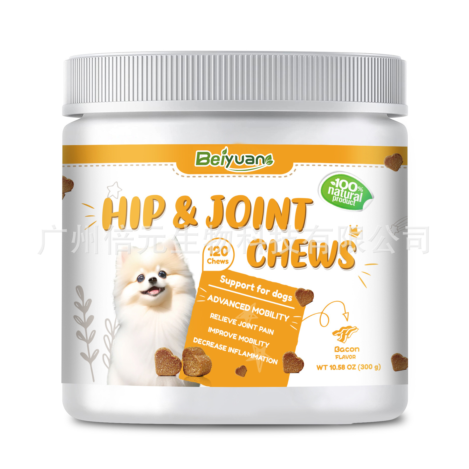 Cross-Border Tk Pet Hip Joint Chewable Tablets Natural Formula Promotes Dog Cartilage Development Nutritional Supplement Oem