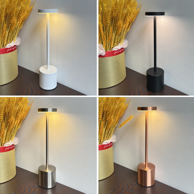 Cross-border Explosions Atmosphere Lamp Charging Bar Decoration Restaurant Decorative Table Lamp Touch Nightlight I-shaped Table Lamp