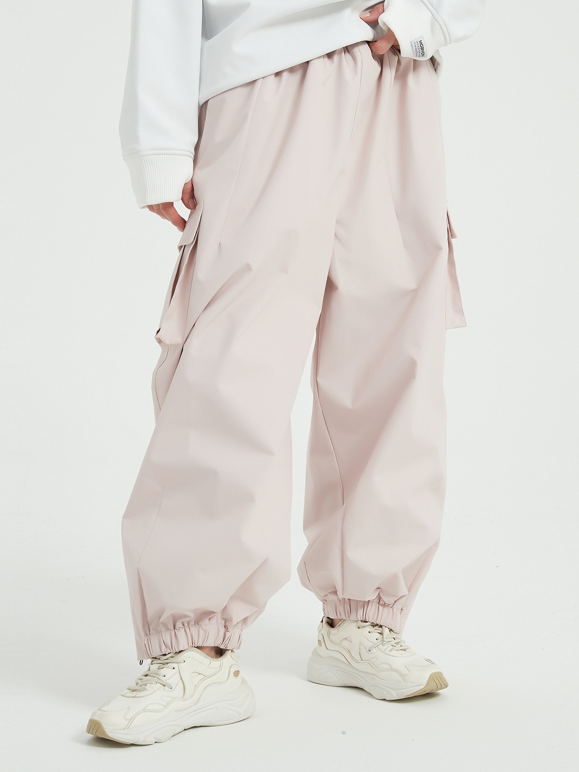 Snow Bit oversiz 3L Snowboard Loose Ski Pants for Men and Women Couple Waterproof Warm Ski Suit for Women