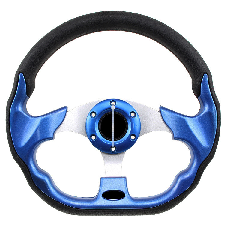 Factory direct car modified steering wheel competitive imitation racing PU modified 13-inch racing steering wheel multi-color