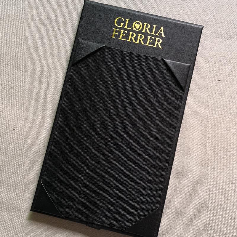 Leather Menu Wine Unit Price List Menu Holder Pu Imitation Leather Plug-In Ordering Holder Wine Rack Menu Recipe