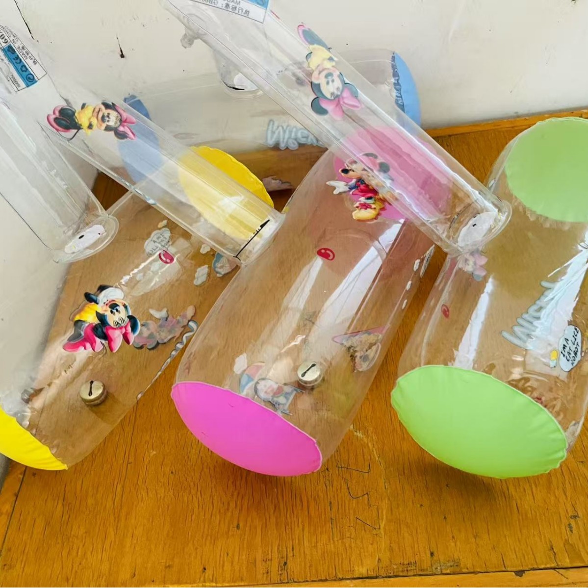 Прозрачный блестящий надувной молоток, ПВХ, игрушка для снятия стресса, подарок для детей, ностальгический