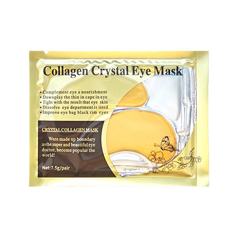 Gold Eye Mask Collagen Softening Lifting and Elastic Eye Mask English Version Moisturizing Eye Mask Skin Care Products Wholesale