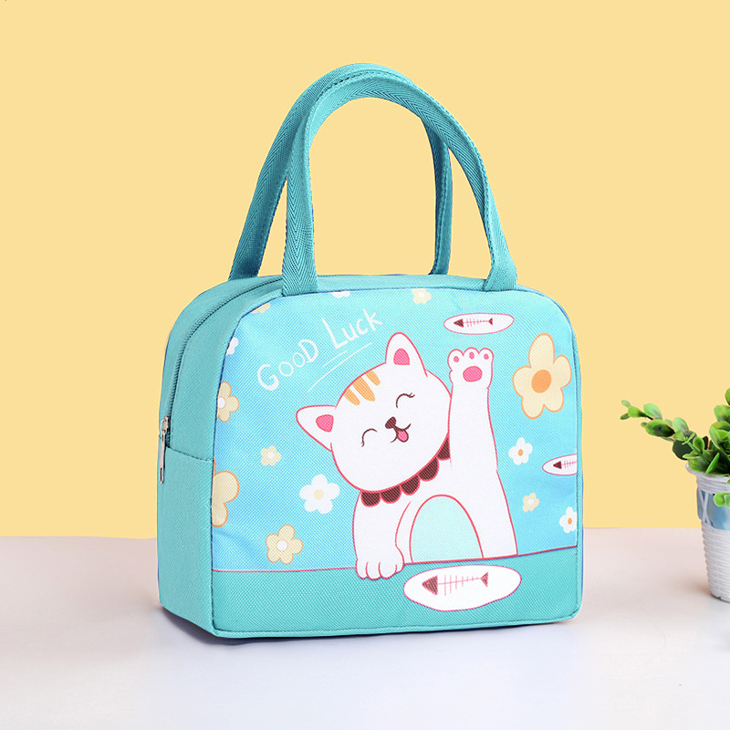 New Insulation Bag Korean Cartoon Cute Funny Lunch Bag small size Insulation Bag Meal Bag Large Capacity Portable Lunch Box Bag