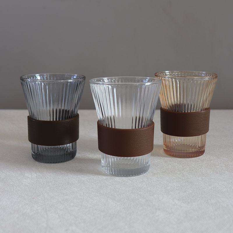 Wicca Harp Water Cup Two-Piece Set Six-Piece Set Water suit Cold Kettle ins Wind Anti-Scalding Buckle Glass Water Cup