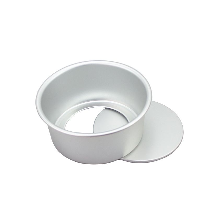 Cross-Border Chiffon Cake Mold Household Round Mousse Live Bottom 68 4/6/8/10/ 12inch Embryo Baking Tool