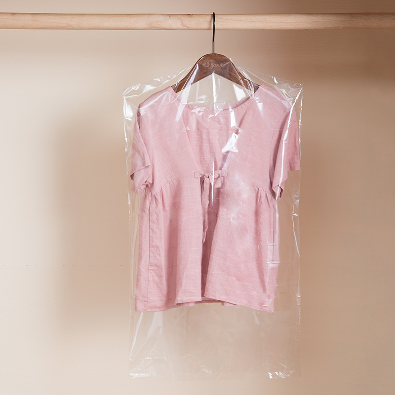Transparent Dust Bag Suit Coat Dust Cover Clothes Dust Cover Plastic Hanging Bag Clothing Dry Cleaner Disposable
