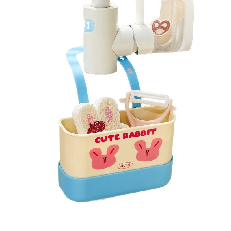 Dopamine Sink Hanging Bag Kitchen Drain Hanging Basket Faucet Multifunctional Storage Rack Drain Rack Storage Bathroom