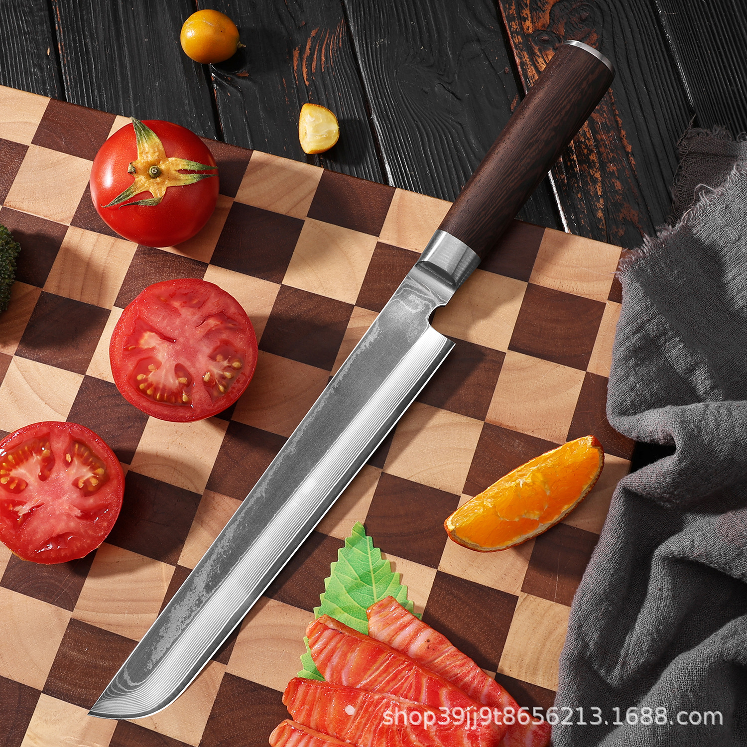 Japanese kitchen knife meat knife Japanese cutting weapon: first pill willow blade kitchen knife, precise slice shows extraordinary