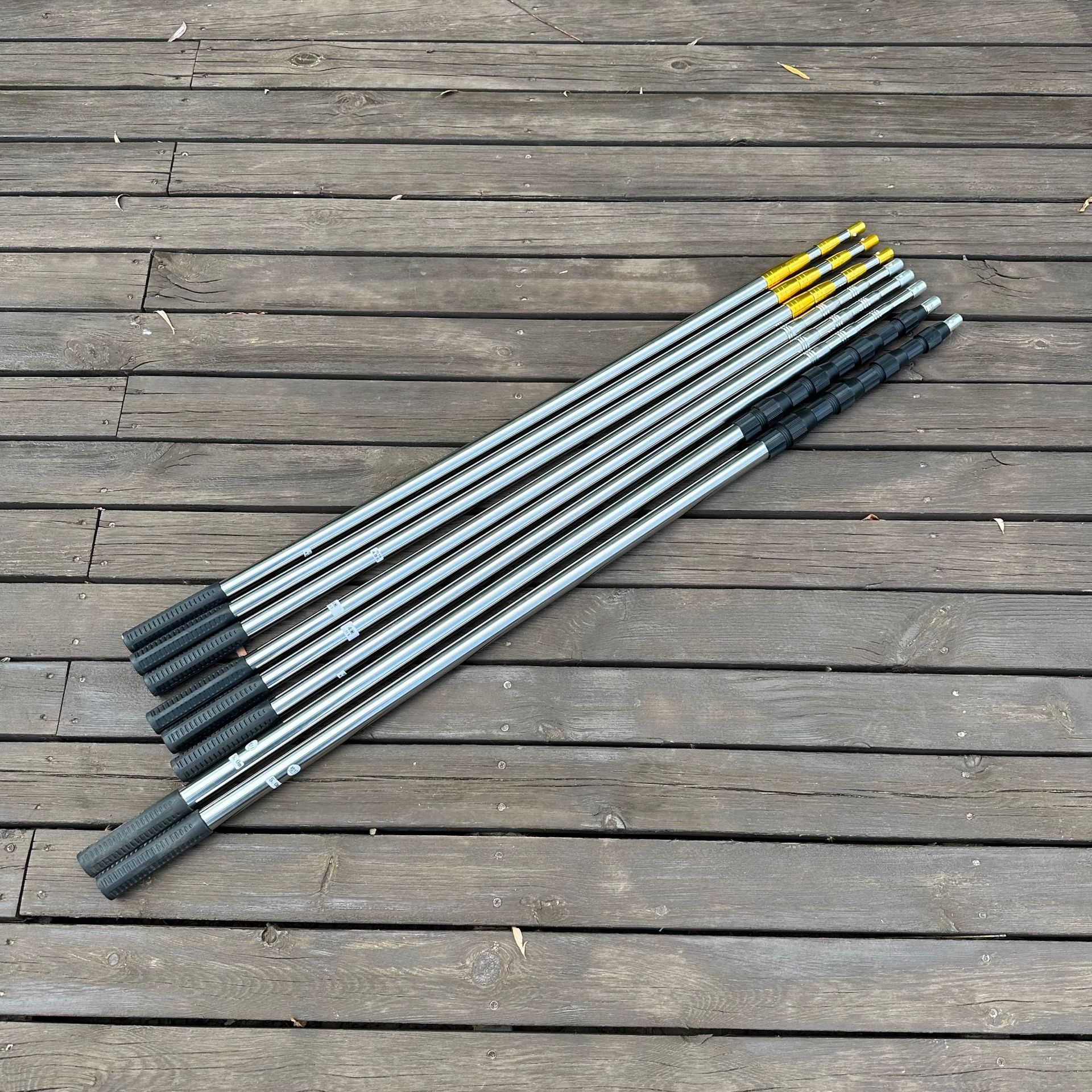 Телескопическая палка для копирования сетей из нержавеющей стали, палка для сбора фруктов на высоте, палка для копирования сетей, палка для рыбалки