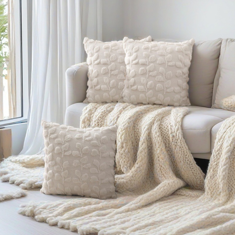 Cross-Border Christmas Pillowcase Plush Pillowcase Home Sofa Pillow Bedside Pillow Office Cushion Pillowcase