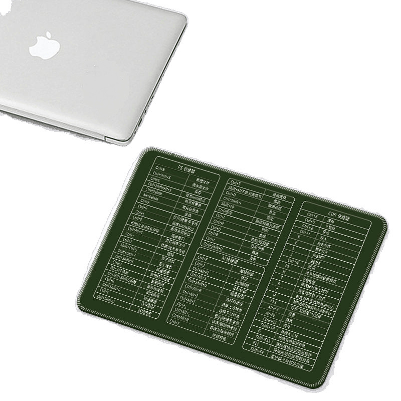 Shortcut Key Mouse Pad Small Office Pink Purple Wrist Pad Ps Good-Looking Office Home Keyboard Pad for Men and Women